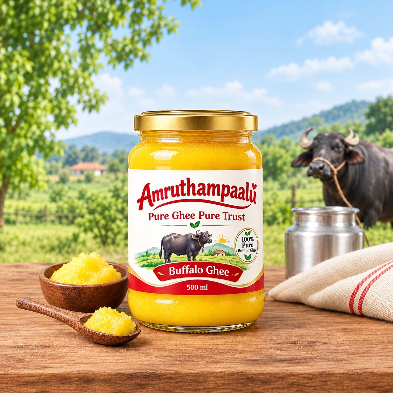 Amruthampaalu buffalo ghee
