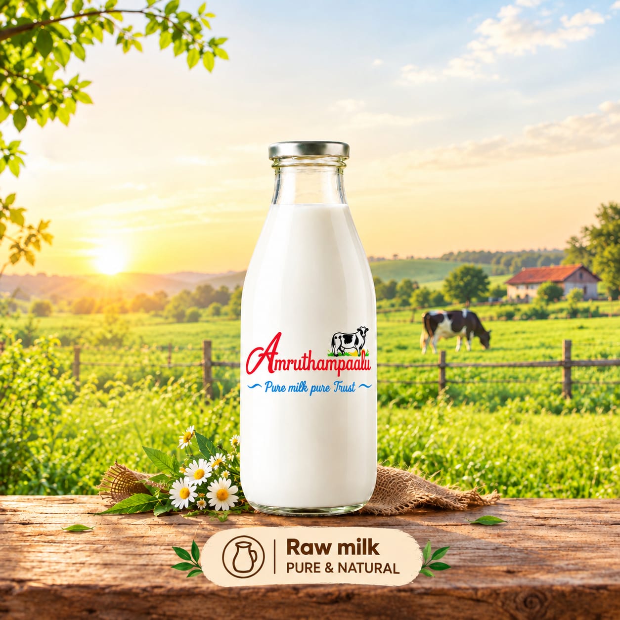 Amruthampaalu fresh milk